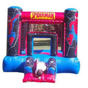 spiderman inflatable bounce